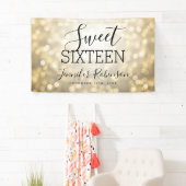 Bonbon 16 Geburtstags-willkommene Banner (Insitu)