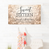 Bonbon 16 Geburtstags-willkommene Banner (Insitu)