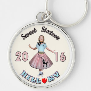 Bonbon '16 Hillary für Präsidenten Schlüsselanhänger