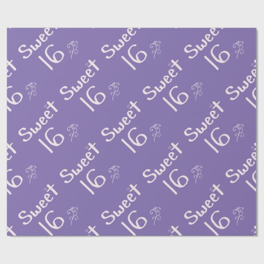 Bonbon 16 lila geschenkpapier (Flach)