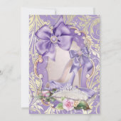 Bonbon 16 Quinceanera Party Einladungen (Rückseite)