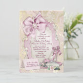 Bonbon 16 Quinceanera Party Einladungen (Stehend Vorderseite)