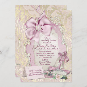 Bonbon 16 Quinceanera Party Einladungen