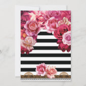 Bonbon 16 Quinceanera Party Einladungen (Rückseite)