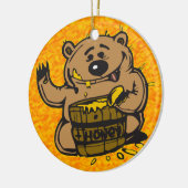 Bonbon als Honig Keramik Ornament (Links)