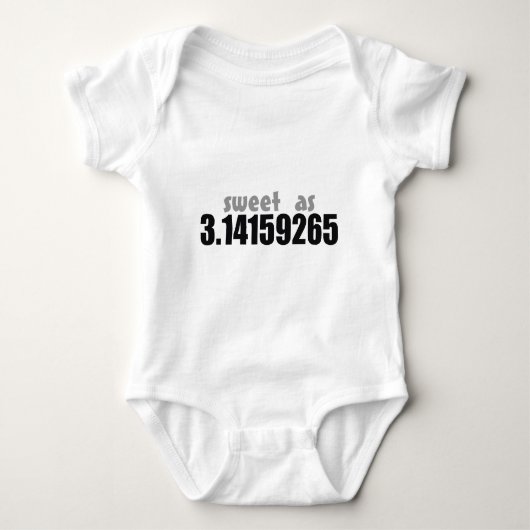 Bonbon als PU Baby Strampler (Vorderseite)