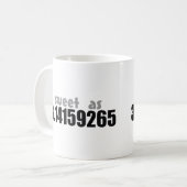 Bonbon als PU Kaffeetasse (Vorderseite Links)
