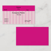 Bonbon als Süßigkeits-Visitenkarte Visitenkarte (Vorne/Hinten)