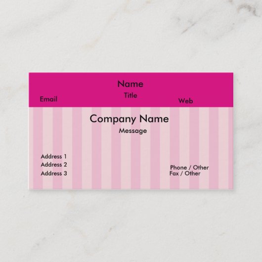 Bonbon als Süßigkeits-Visitenkarte Visitenkarte (Vorderseite)