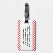 Bonbon als Torte Gepäckanhänger (Rückseite vertikal)