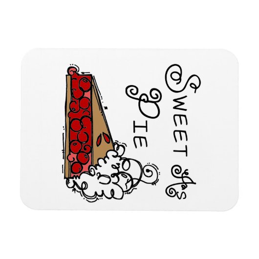 Bonbon als Torte Magnet (Horizontal)