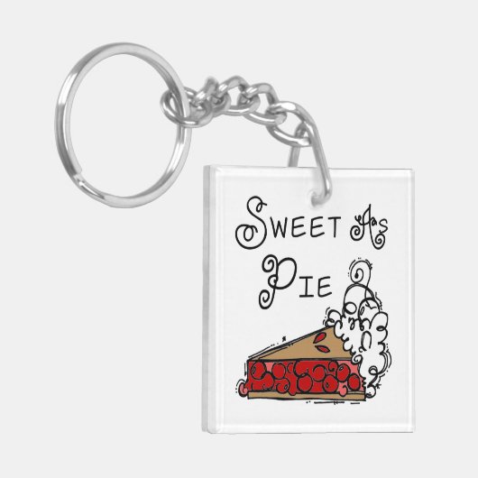 Bonbon als Torte Schlüsselanhänger (Vorderseite links)