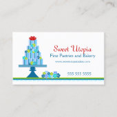 Bonbon backt Bäckerei zusammen Visitenkarte (Vorderseite)