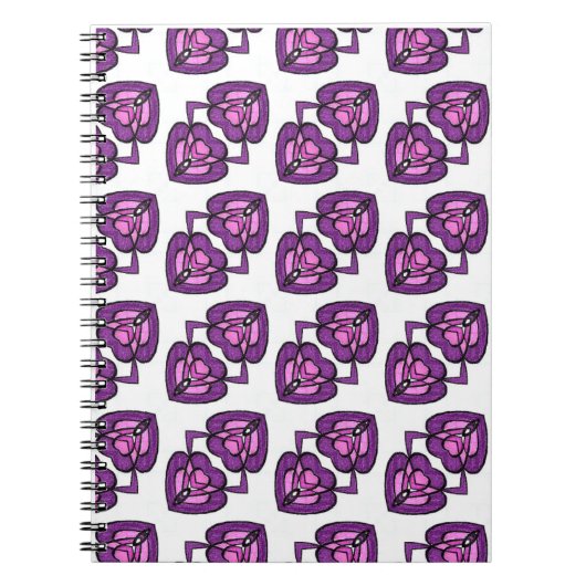 Bonbon Bloom Notizblock (Vorderseite)