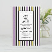 Bonbon - Einladung Hochzeit (Stehend Vorderseite)