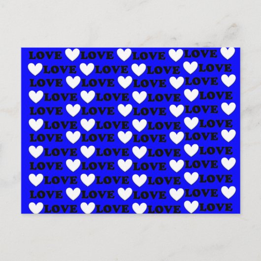 BonBon Es geht um Liebe - ich Liebe Sie Postkarte (Vorderseite)