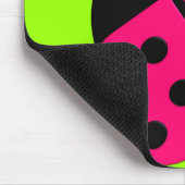 Bonbon-Fantasie LadyBags buntes Mousepad (Ecke)