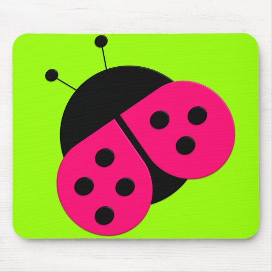 Bonbon-Fantasie LadyBags buntes Mousepad (Vorne)