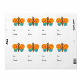 BonBon Fantasy Butterfly's Geschenk-Tag (Vorne)