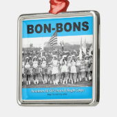 Bonbon-Foto - Baum-Verzierung Ornament Aus Metall (Links)