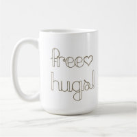 Bonbon-freie Umarmungs-Herz-Tasse