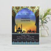 Bonbon fünfzehn, Geburtstag, Einladung, arabische Einladung (Stehend Vorderseite)