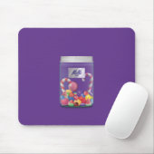 Bonbon-Glas Mousepad (Mit Mouse)
