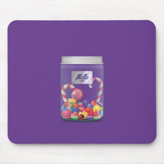 Bonbon-Glas Mousepad (Vorne)