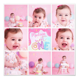 Bonbon mit mehreren Fotos Fotodruck