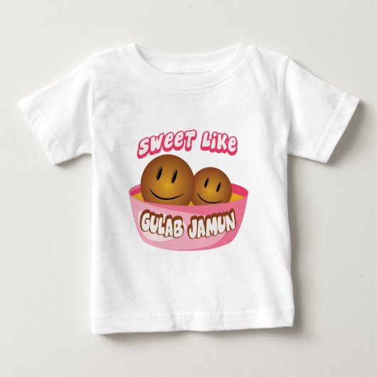 Bonbon mögen Gulab Jamun Baby T-shirt (Vorderseite)