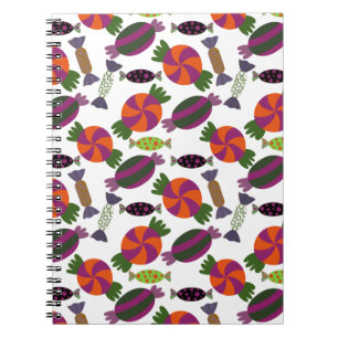 Bonbon-Muster Lutscher-Muster Lutscher 51 Notizblock