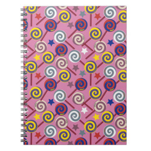 Bonbon-Muster Lutscher-Muster Lutscher 7 Notizblock