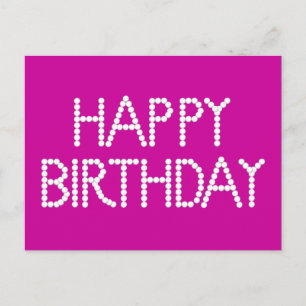 BonBon Party Rainbow Happy Birthday Postcard Postkarte