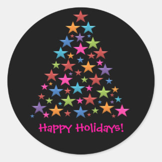 BonBon Rainbow Weihnachtsbaum Farbige Stickers