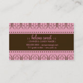 BONBON TBA WINNER-SWIRLY AUCH VISITENKARTE (Rückseite)