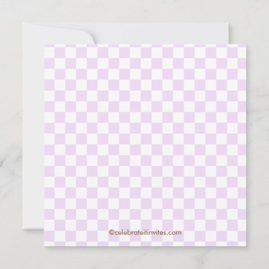 Bonbon trägt einladung (Rückseite)