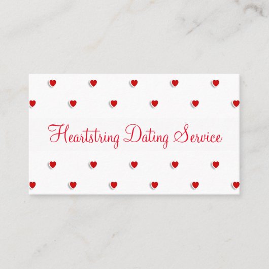 Bonbon verabredete Service Visitenkarte (Vorderseite)