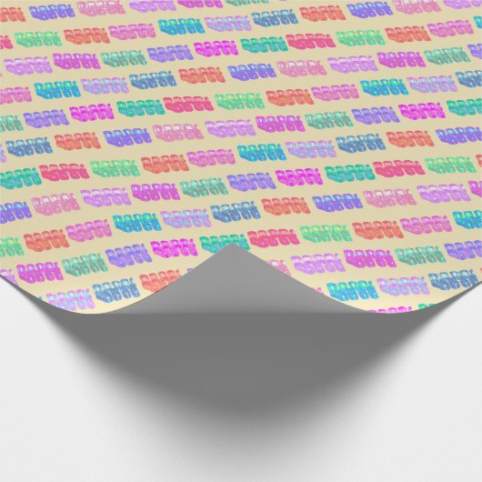 Bonbonbonbonbonbonbon in rosa Zitronenbäume Geschenkpapier (Ecke)