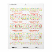 Bonbondots-Rezept/Goodies (Vorne)