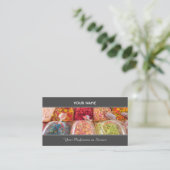 Bonbongeschenkte Visitenkarte (Stehend Vorderseite)