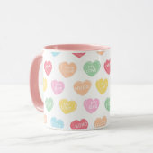 Bonbonherzen Tasse (Vorderseite Links)