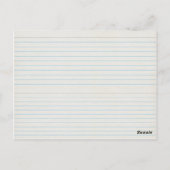 Bonbonkarte Postkarte (Rückseite)