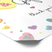 Bonbonkarten und Geschenkgutscheine Poster (Ecke)