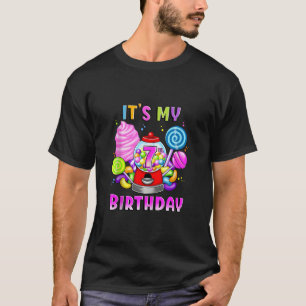 Bonbonmaschine Es ist mein 7. Geburtstagskind 7 T-Shirt