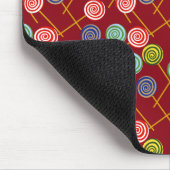 Bonbonmuster | Lollenmuster | Lollipop 10 Mousepad (Ecke)