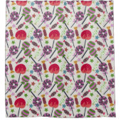 Bonbonmuster | Lollenmuster | Lollipop 11 Duschvorhang (Vorderseite)