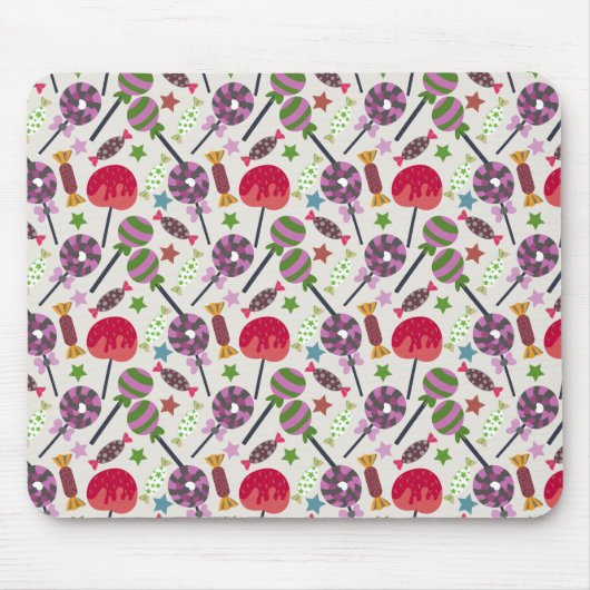 Bonbonmuster | Lollenmuster | Lollipop 11 Mousepad (Vorne)