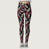 Bonbonmuster | Lollenmuster | Lollipop 14 Leggings (Vorderseite)