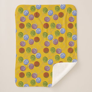 Bonbonmuster   Lollenmuster   Lollipop 15 Sherpadecke