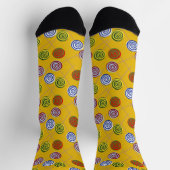 Bonbonmuster | Lollenmuster | lollipop 15 Show Socken (Oben)